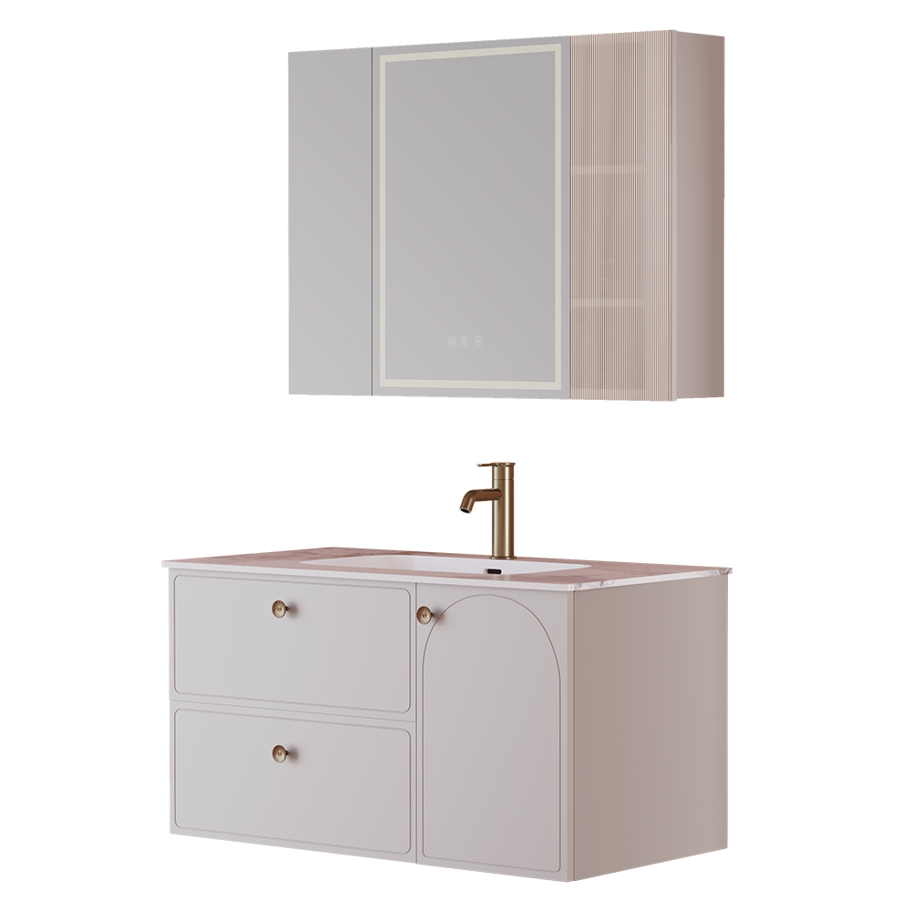 BC6301-100巖板款 生態(tài)實(shí)木浴室柜